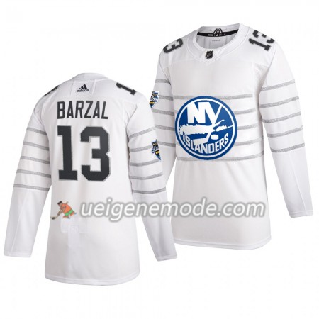 Herren New York Islanders Trikot Mathew Barzal 13 Weiß Adidas 2020 NHL All-Star Authentic
